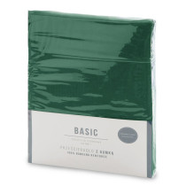 Prestieradlo 180x200 cm BASIC tmavozelené s gumičkou